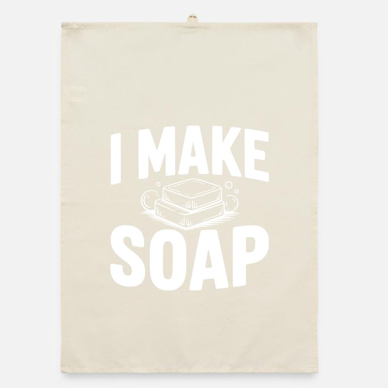 I Make Soap Organic dish towel