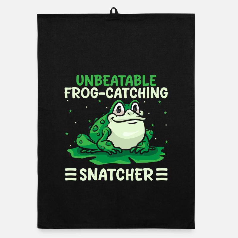Frog Catcher Imbattable Attrapeur de grenouilles Snatcher Torchon bio