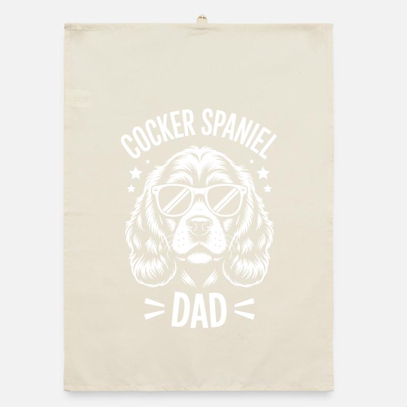 Cocker Spaniel faisant une blague Cadeau de cocker spaniel Torchon bio