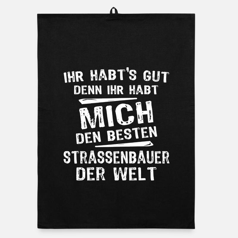 Strassenbauer Organic Geschirrtuch