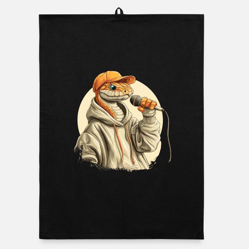 Serpent rapeur en sweat à capuche Torchon bio