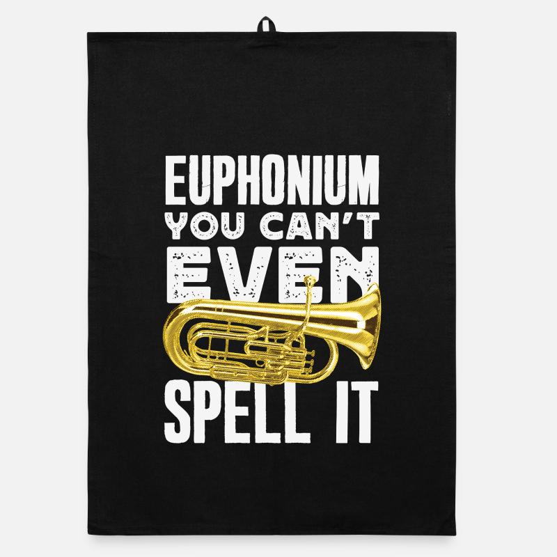 Lecteur d’euphonium vintage Torchon bio