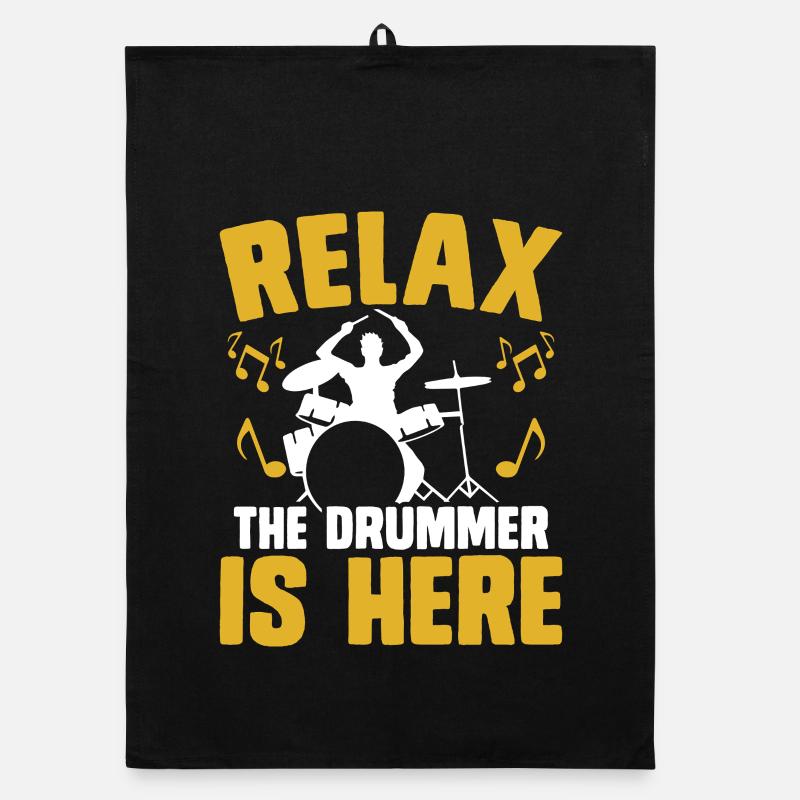 Drummer Drums Organic dish towel