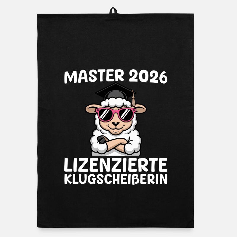 Master 2026 Schaf Masterprüfung Bestanden Organic Geschirrtuch