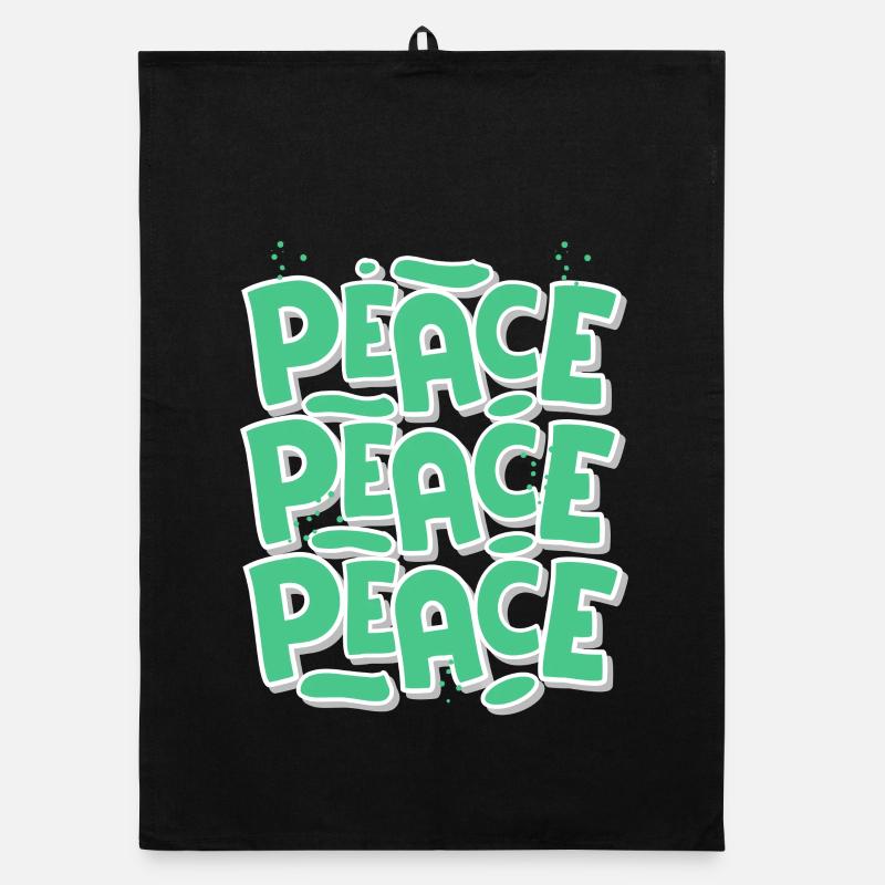 Peace Organic Geschirrtuch