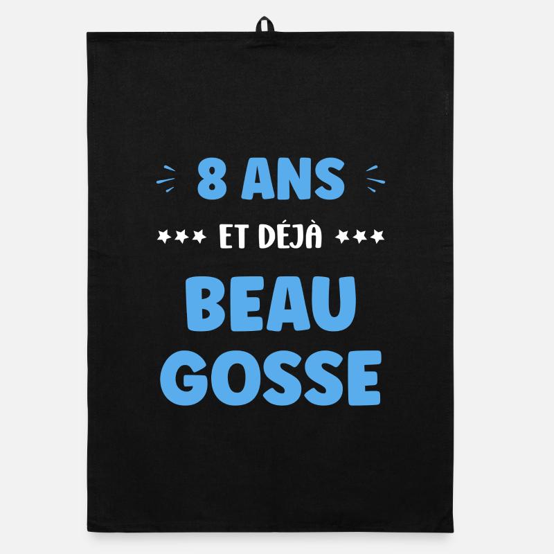 Beau gosse à 8 ans déjà Torchon bio