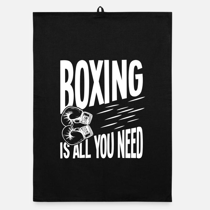 La boxe, c’est tout ce dont tu as besoin Torchon bio