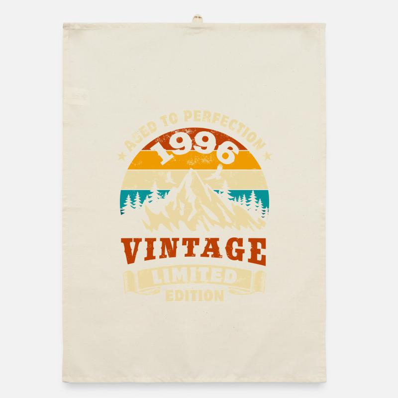 Limited Edition 1996 Geburtstag Geschenk Organic Geschirrtuch