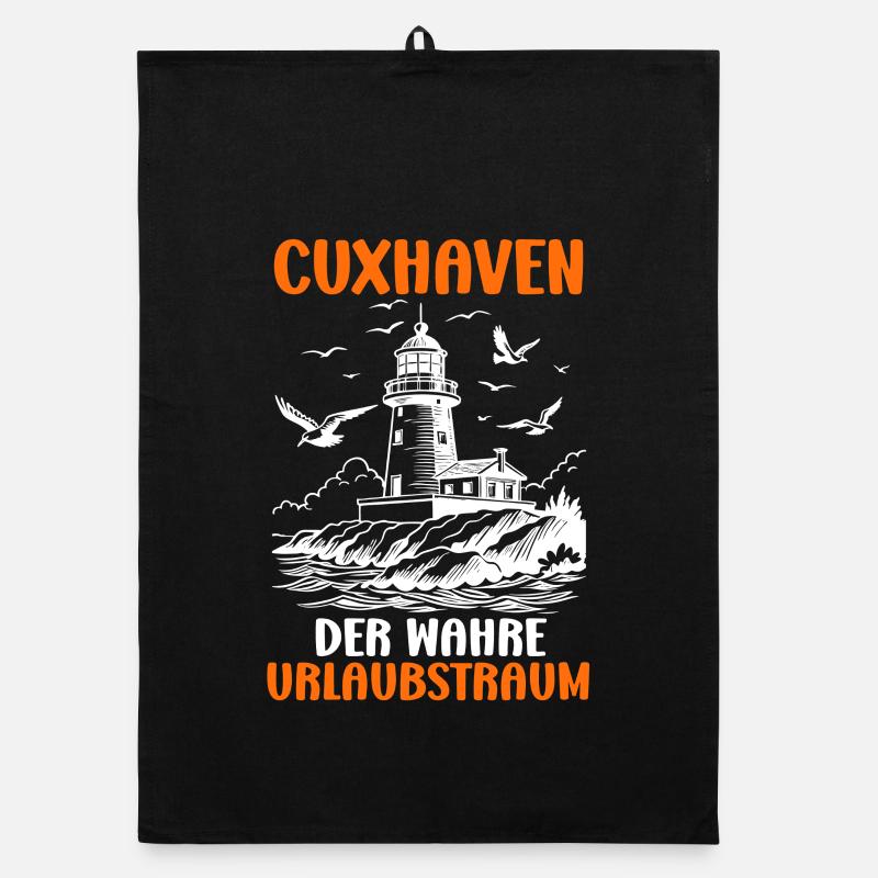Cuxhaven THE TRUE HOLIDAY DREAM Fun Organic dish towel