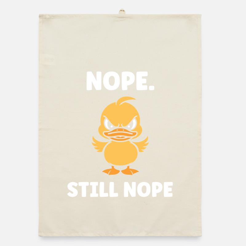 Nope Encore Rebel Duck Organic dish towel