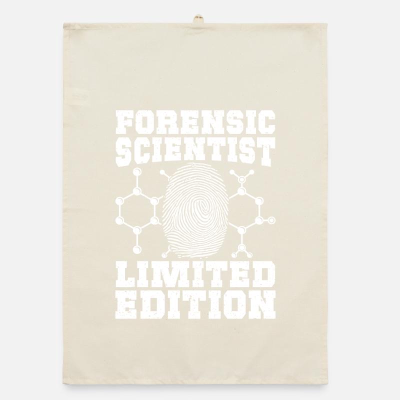 Forensic Analyst Limited Edition Squad Crime Lab Organic Geschirrtuch