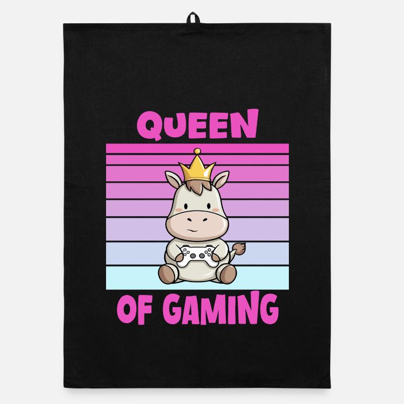Game Queen Controller Organic dish towel