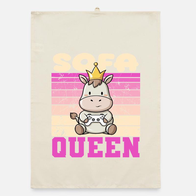 Gamer Animal Controller Organic dish towel