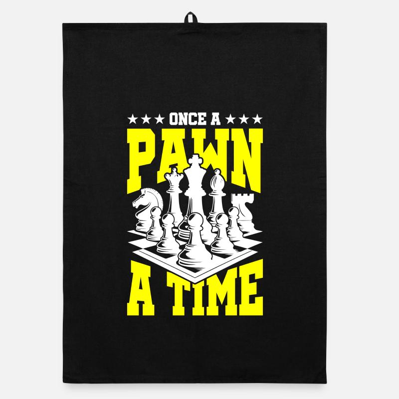 Once A Pawn A Time – Schach Shirt Organic Geschirrtuch