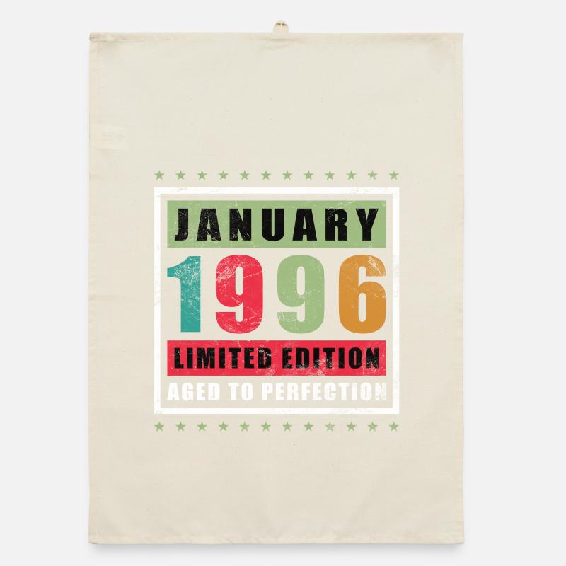 Januar 1996 Limitierte Edition Organic Geschirrtuch