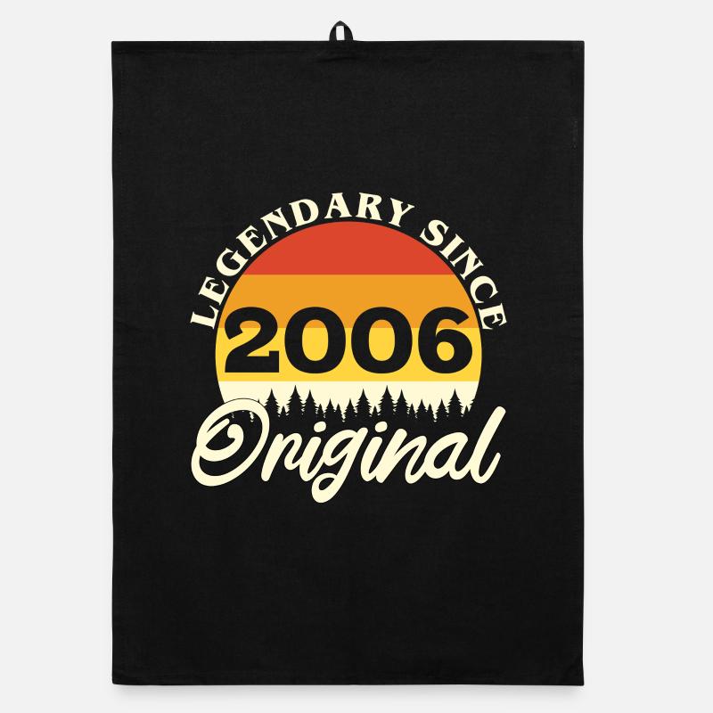 2006 Vintage Retro Original Geburtstagsgeschenk Organic Geschirrtuch