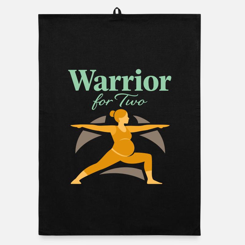 Vorgeburtliches Yoga Werdende Mutter Organic Geschirrtuch