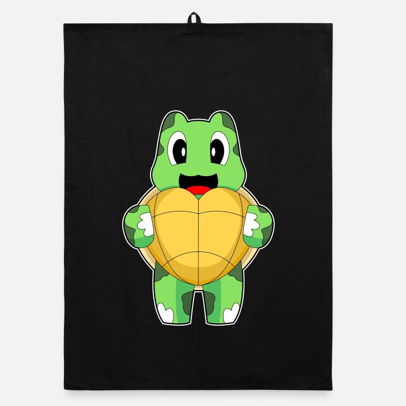 Turtle Heart Organic dish towel