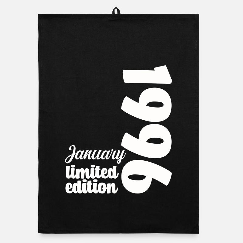 Januar 1996 Geburtstagsgeschenk Vintage Retro Organic Geschirrtuch