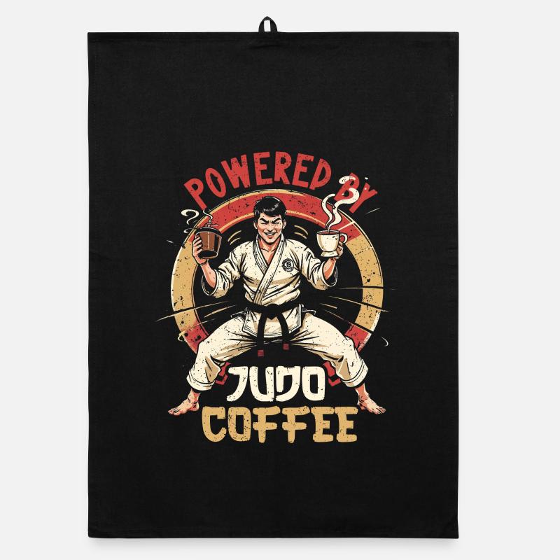 Judo Martial Arts Organic dish towel