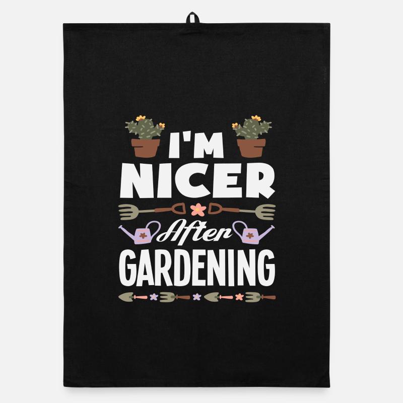 Ich Bin Netter Nach Gardenin Netter Gärtner Organic Geschirrtuch