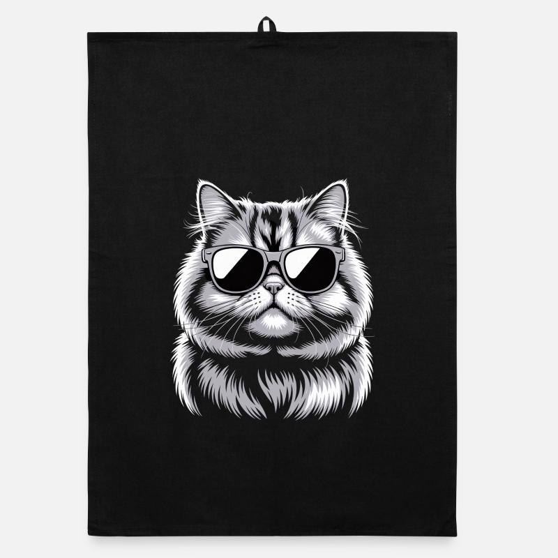 Persian cat Organic dish towel