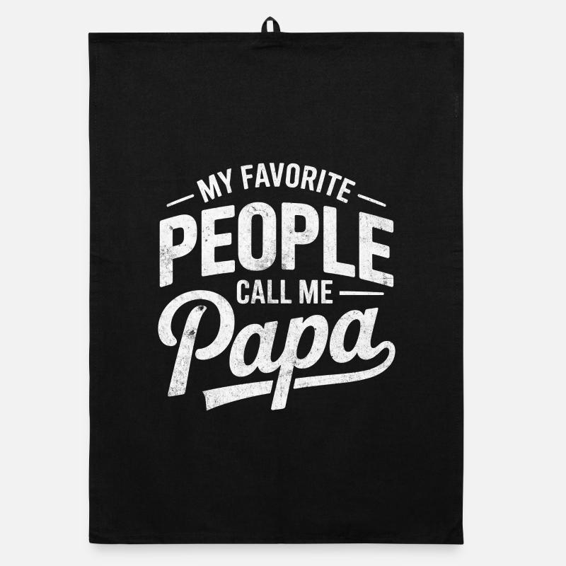 Favorite People Call Me Dad Organic dish towel