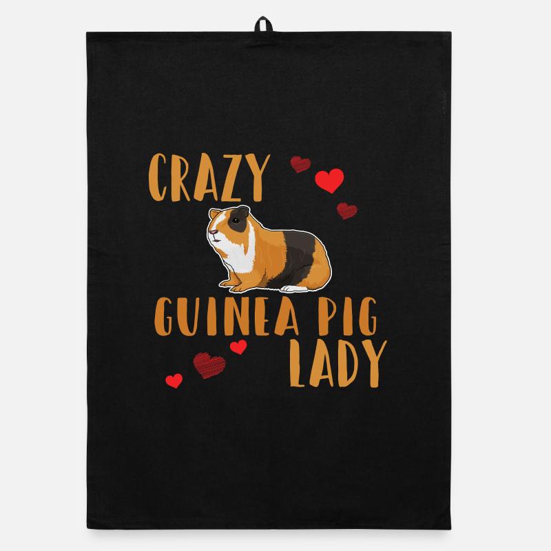 La folle cochon d’Inde Torchon bio