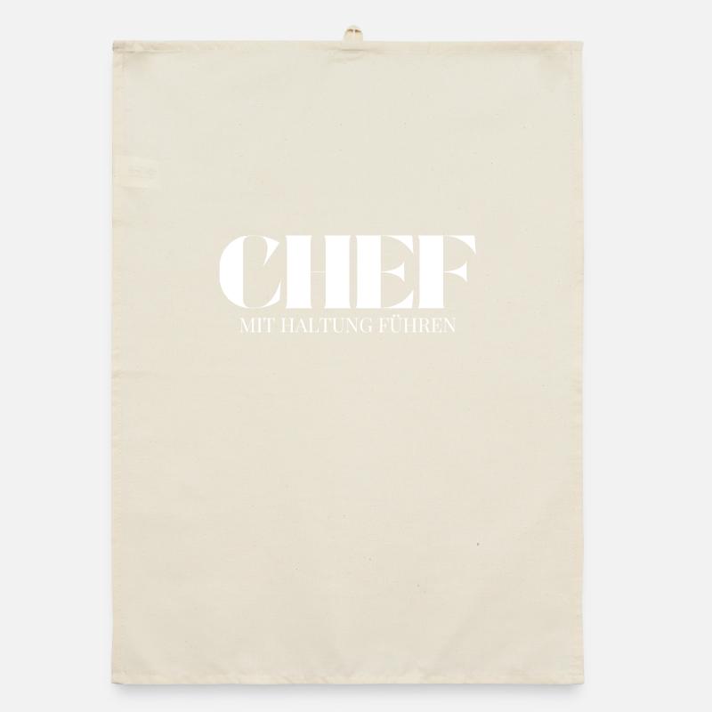 Diriger un patron avec attitude Torchon bio