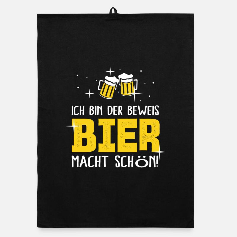la bière vous rend belle Torchon bio