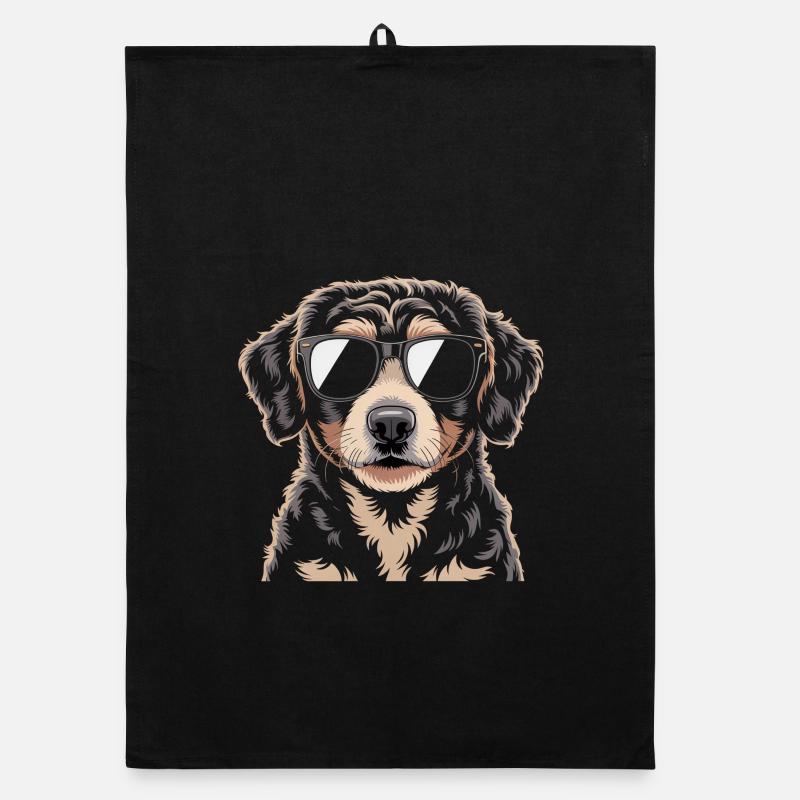 Bernese Mountain Dog Organic dish towel
