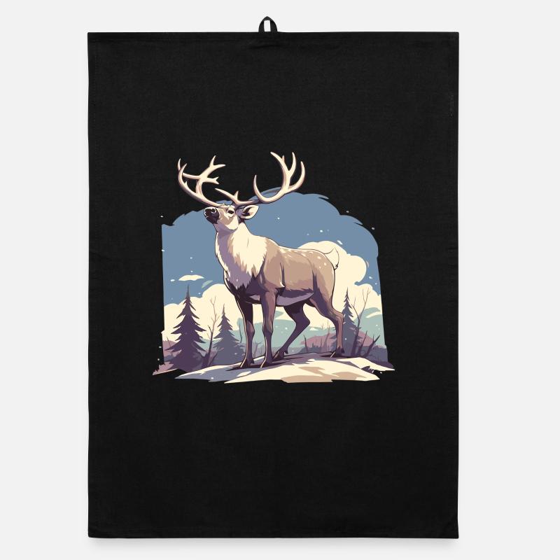 Reindeer Reindeer Organic dish towel
