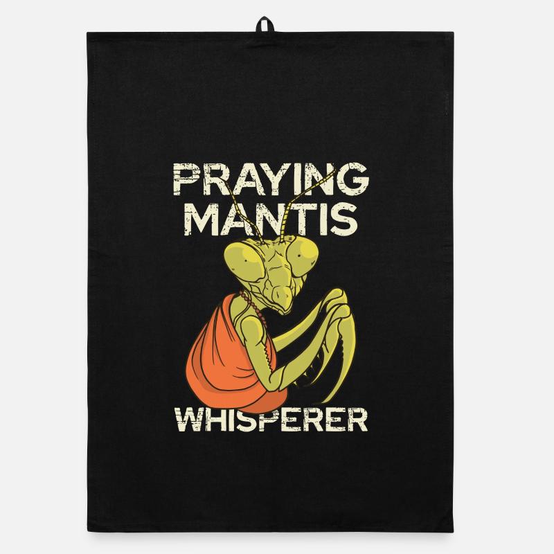 Mantide en prière – Whisperer Torchon bio