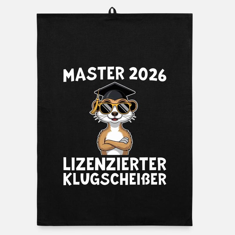 Idée cadeau pour le titre de Master pour l’examen final 2026 Torchon bio