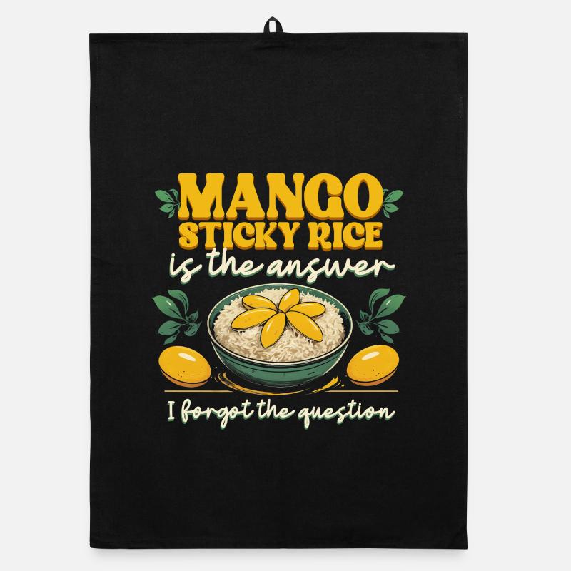 Mango Sticky Reis Is The Answer Organic Geschirrtuch