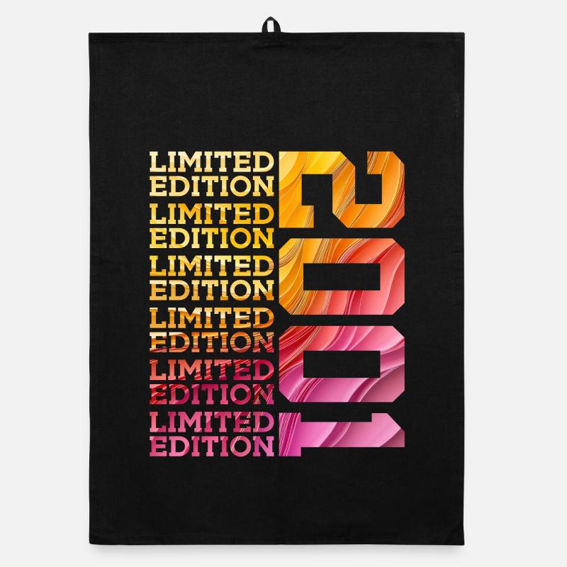 ÉDITION LIMITÉE 2001 25 ANS 25E ANNIVERSAIRE Torchon bio