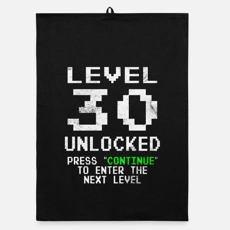 Level 30 Unlocked Organic dish towel