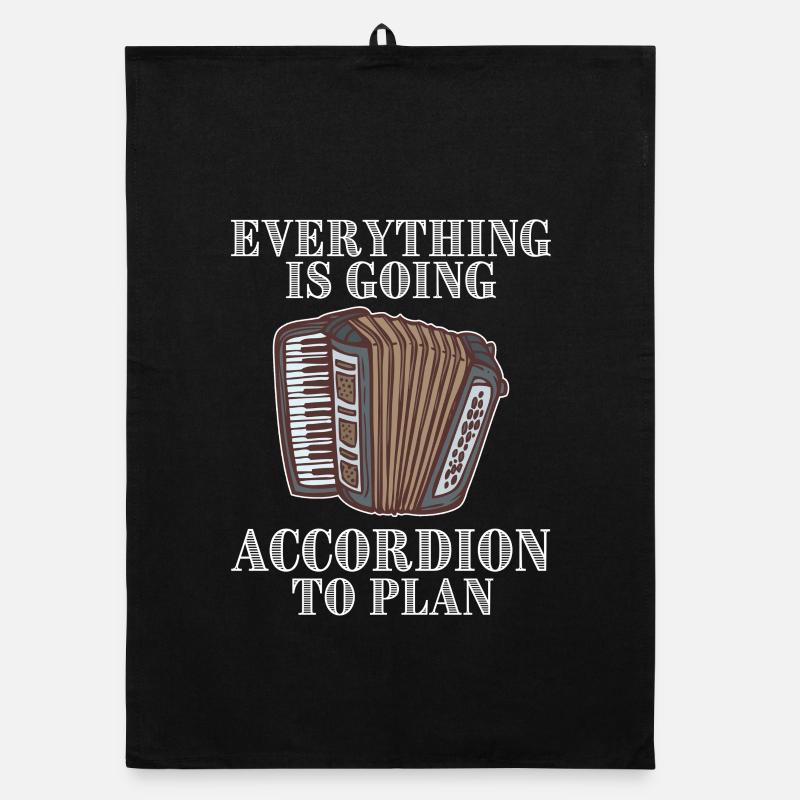 Everything Is Going Accordion To Plan Organic dish towel