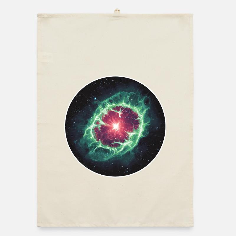 Astronomy Space Planetary Nebula Shell Organic dish towel