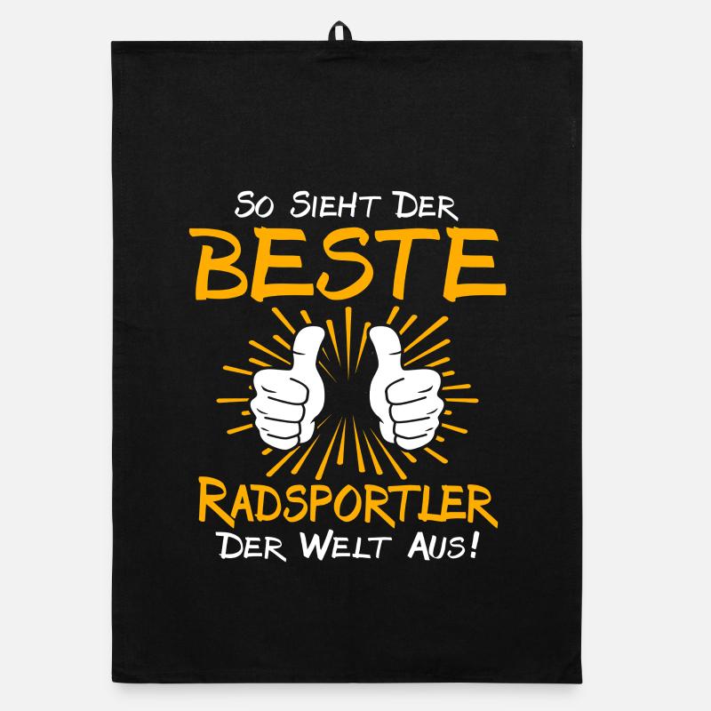 Idée cadeau cycliste Torchon bio