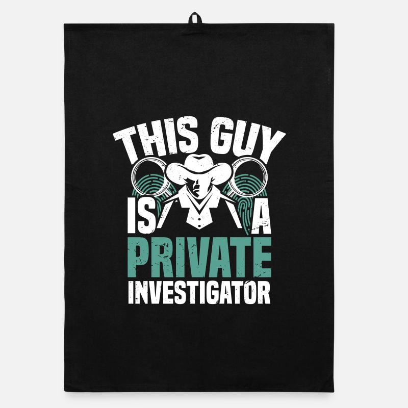  Private Detective Costume Guard Uniform Private Organic dish towel