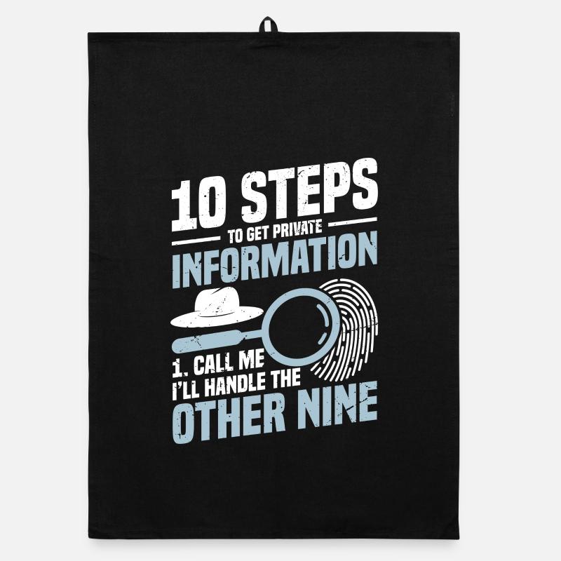 Private Detective Uniform Badge Holder Private Organic dish towel