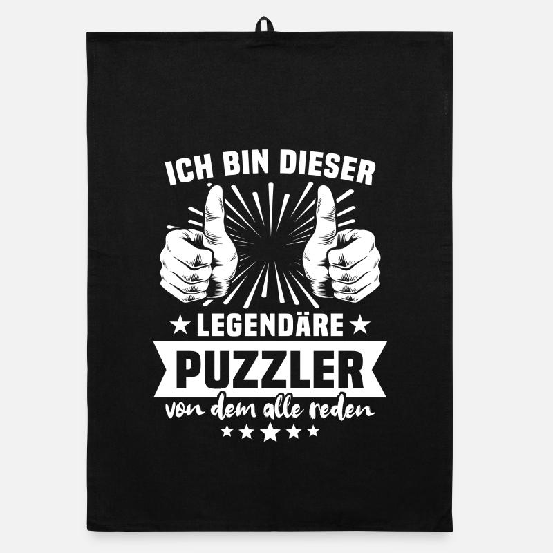 Puzzler Legende Organic Geschirrtuch