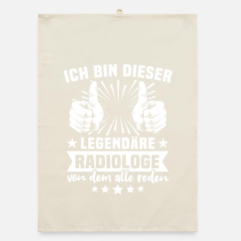 Radiologist Legend Organic dish towel