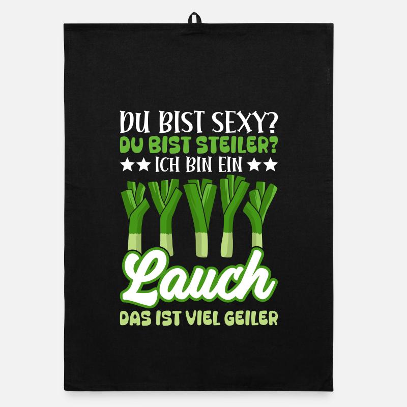 Gym DU BIST SEXY DU BIST STEILER BIN EIN LAUCH Organic Geschirrtuch