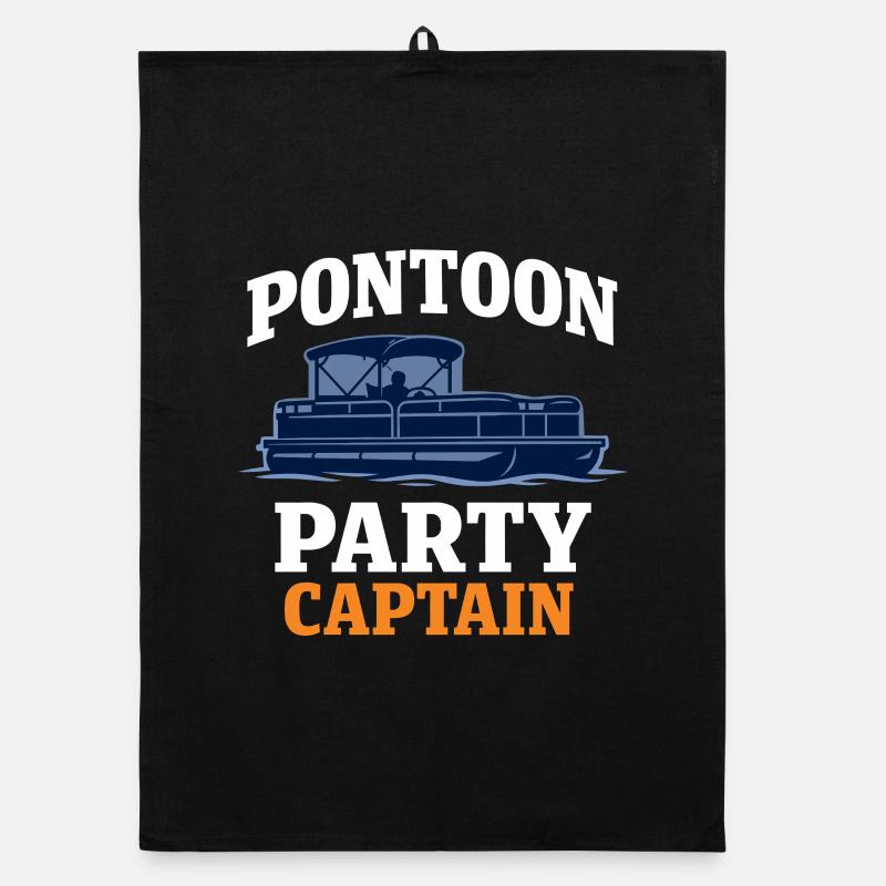 Flotte de pontons Équipage de pontons Bateau ponton Torchon bio
