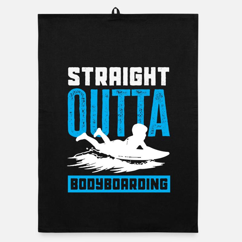 Surfeur Surfeur Bodyboarder Torchon bio