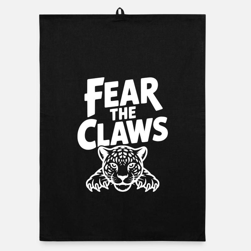 Fear the Claws Organic dish towel