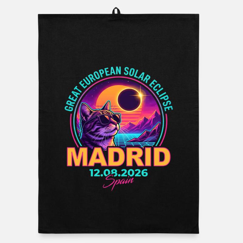 Éclipse de Solar Cat Madrid 2026 Torchon bio