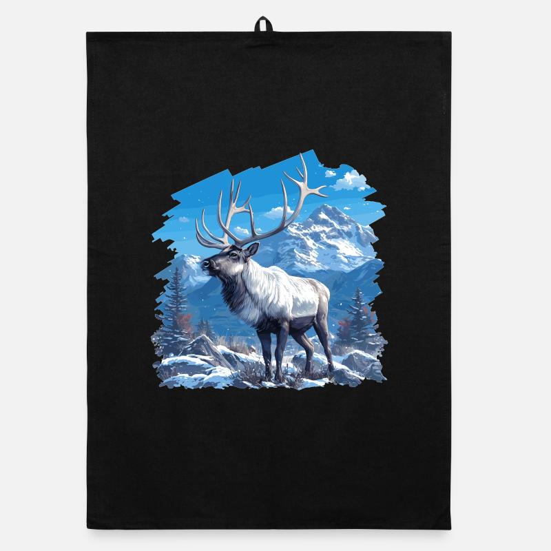 Reindeer Reindeer Organic dish towel